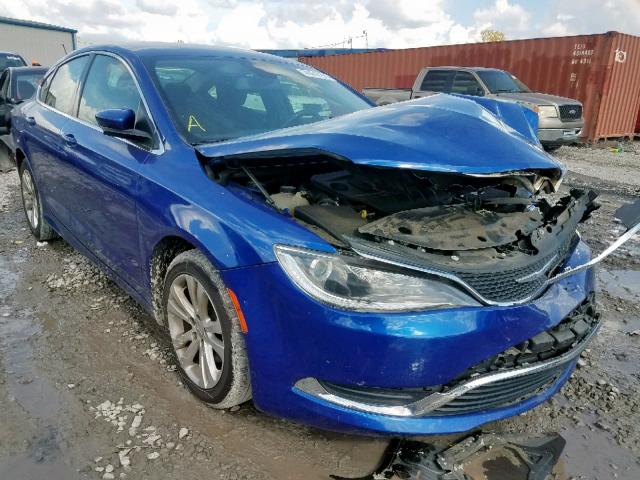 1C3CCCAB3GN152832 - 2016 CHRYSLER 200 LIMITE BLUE photo 1