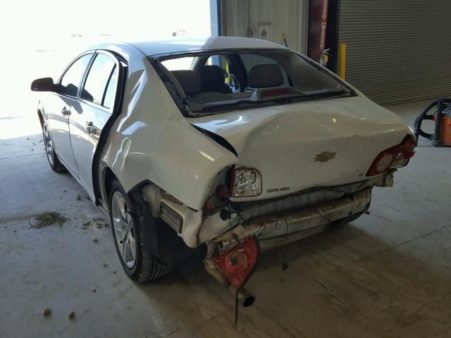 1G1ZH57B49F232477 - 2009 CHEVROLET MALIBU 1LT WHITE photo 3