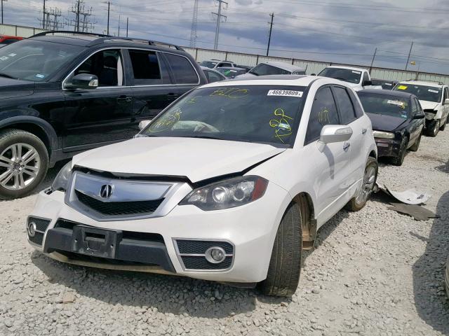 5J8TB2H29CA003505 - 2012 ACURA RDX WHITE photo 2