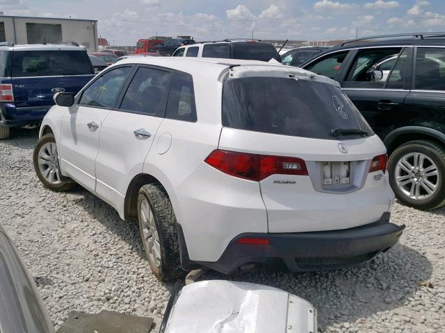 5J8TB2H29CA003505 - 2012 ACURA RDX WHITE photo 3