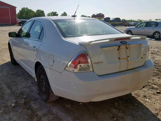 3FAHP08Z37R256134 - 2007 FORD FUSION SEL WHITE photo 3