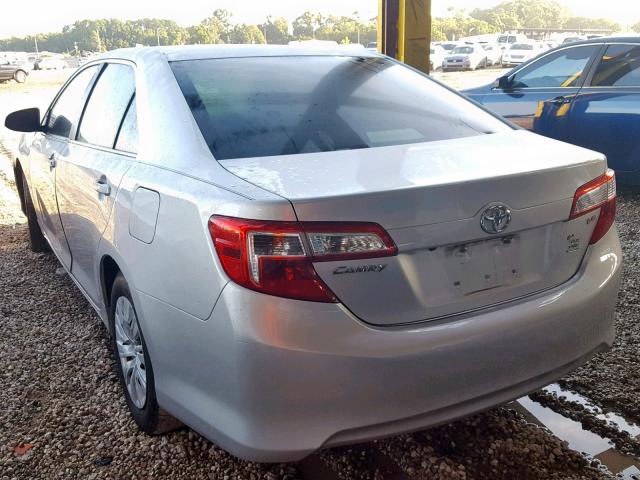 4T1BF1FK4EU853194 - 2014 TOYOTA CAMRY L SILVER photo 3