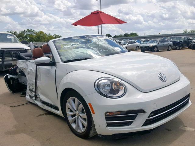 3VW517AT0HM823960 - 2017 VOLKSWAGEN BEETLE S/S WHITE photo 1