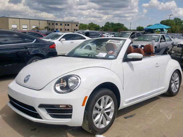 3VW517AT0HM823960 - 2017 VOLKSWAGEN BEETLE S/S WHITE photo 2
