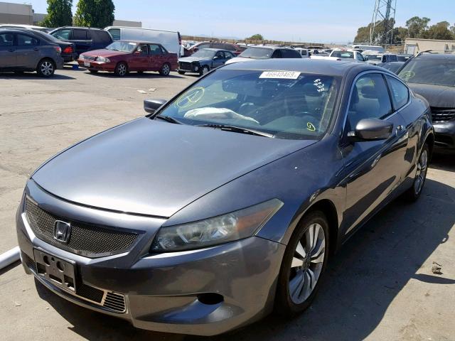 1HGCS1B85AA001741 - 2010 HONDA ACCORD EXL GRAY photo 2