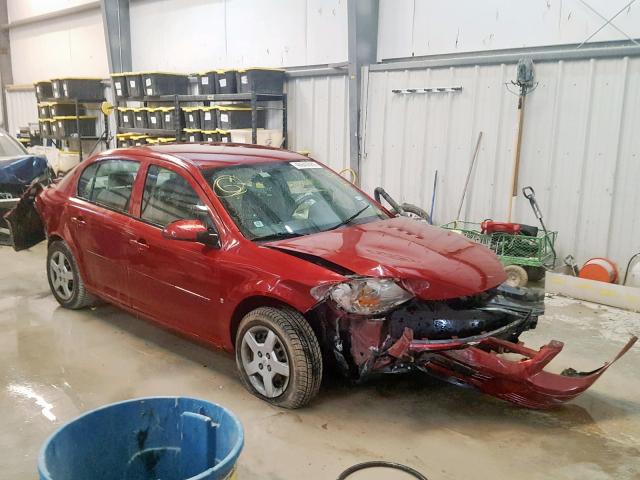 1G1AL58F387190860 - 2008 CHEVROLET COBALT LT RED photo 1