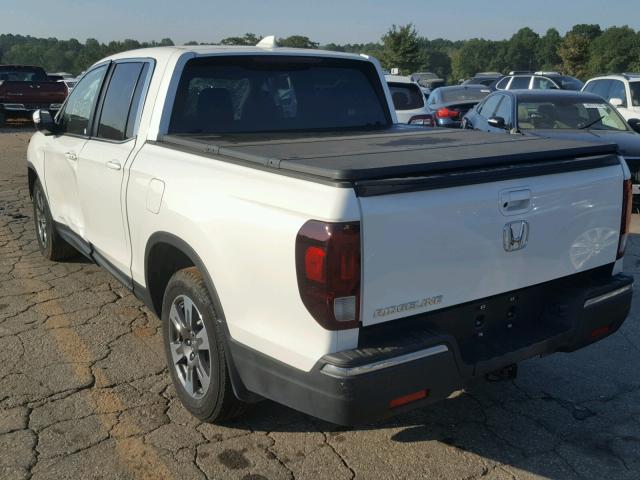 5FPYK2F6XHB010902 - 2017 HONDA RIDGELINE WHITE photo 3