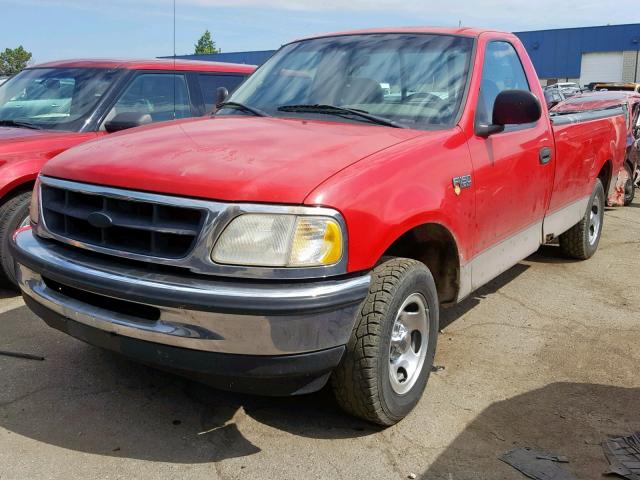 1FTDF1722VNB97454 - 1997 FORD F150 RED photo 2