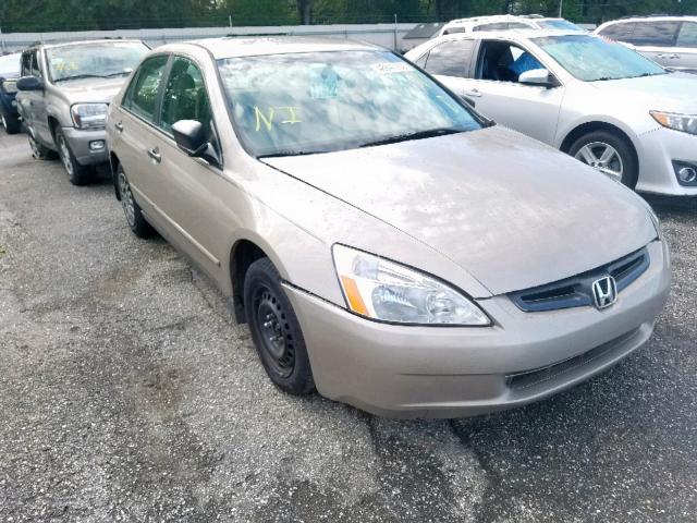 1HGCM56123A078231 - 2003 HONDA ACCORD DX BROWN photo 1