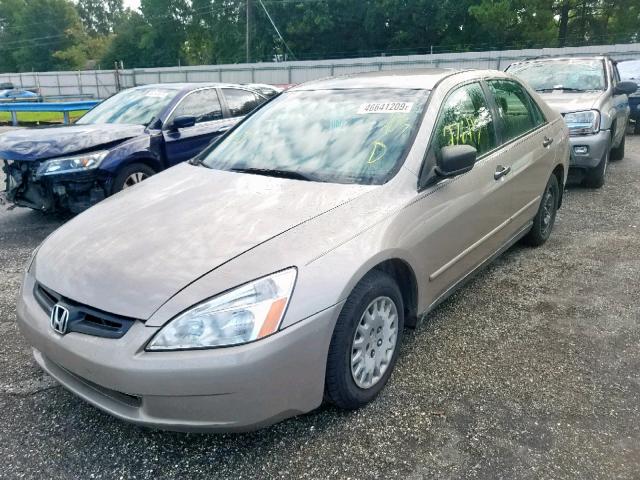 1HGCM56123A078231 - 2003 HONDA ACCORD DX BROWN photo 2