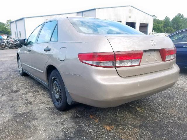 1HGCM56123A078231 - 2003 HONDA ACCORD DX BROWN photo 3