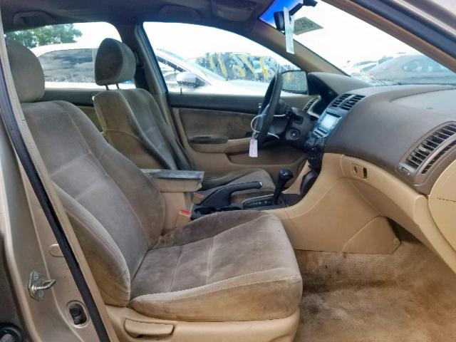 1HGCM56123A078231 - 2003 HONDA ACCORD DX BROWN photo 5