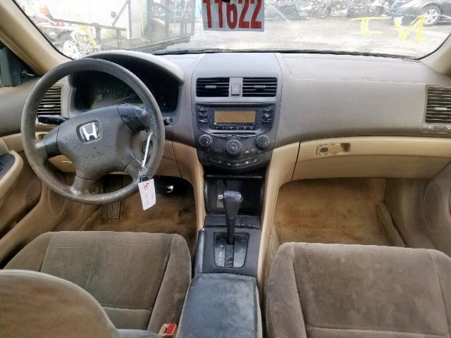 1HGCM56123A078231 - 2003 HONDA ACCORD DX BROWN photo 9