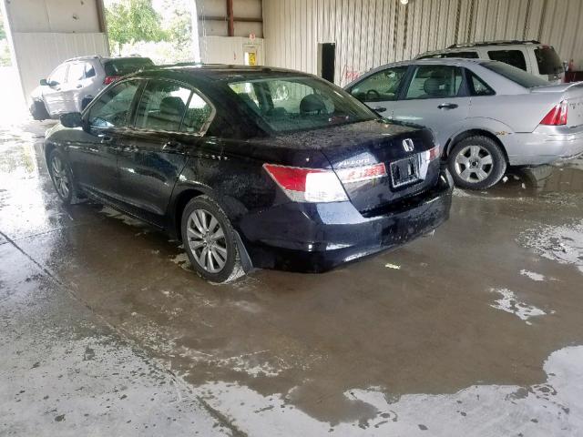 1HGCP2F88CA222027 - 2012 HONDA ACCORD EXL BLACK photo 3