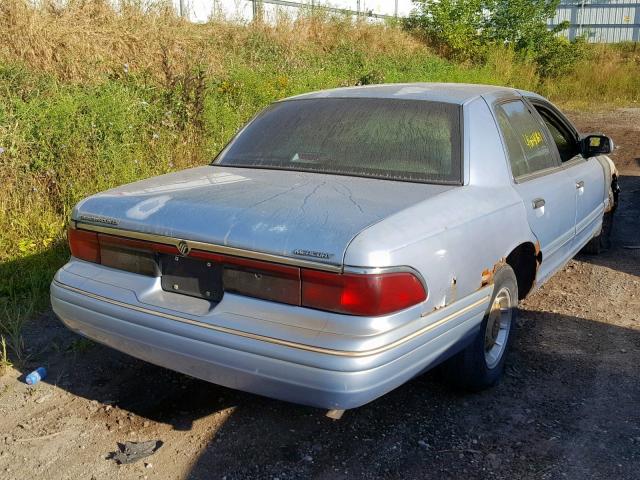 2MELM75W1VX678674 - 1997 MERCURY GRAND MARQ BLUE photo 4