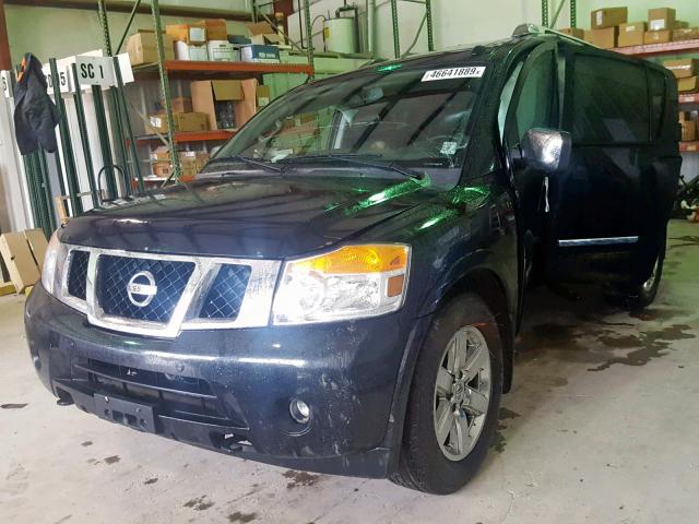 5N1BA0NF6DN605096 - 2013 NISSAN ARMADA PLA BLACK photo 2