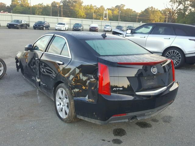 1G6AA5RA2D0135418 - 2013 CADILLAC ATS BLACK photo 3