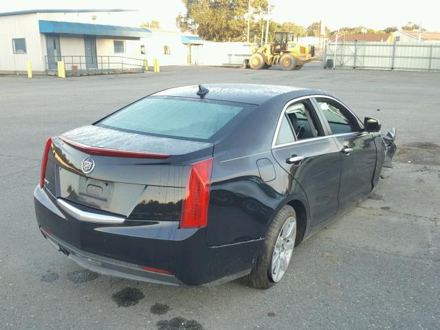 1G6AA5RA2D0135418 - 2013 CADILLAC ATS BLACK photo 4