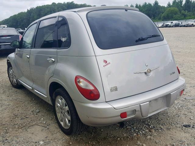 3A8FY68886T229725 - 2006 CHRYSLER PT CRUISER SILVER photo 3