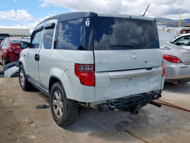 5J6YH1H7XBL001932 - 2011 HONDA ELEMENT EX WHITE photo 3