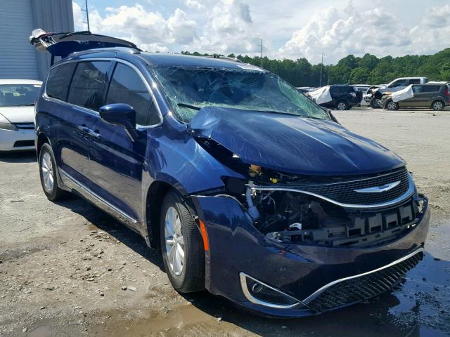 2C4RC1BG1JR351358 - 2018 CHRYSLER PACIFICA T BLUE photo 1