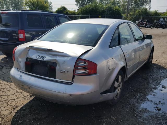 WAUED64B6YN132507 - 2000 AUDI A6 2.7T QU SILVER photo 4