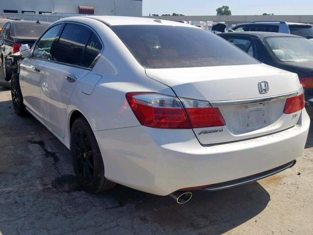 1HGCR3F82FA032759 - 2015 HONDA ACCORD EXL WHITE photo 3