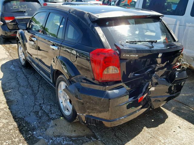 1B3HB48BX7D127238 - 2007 DODGE CALIBER SX BLACK photo 3