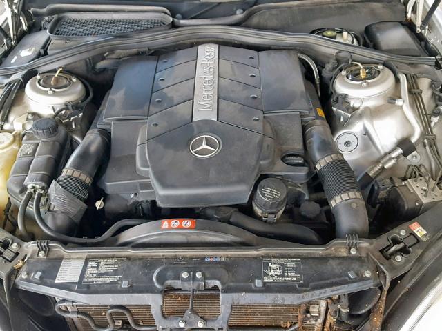 WDBNG75J46A475101 - 2006 MERCEDES-BENZ S 500 SILVER photo 7