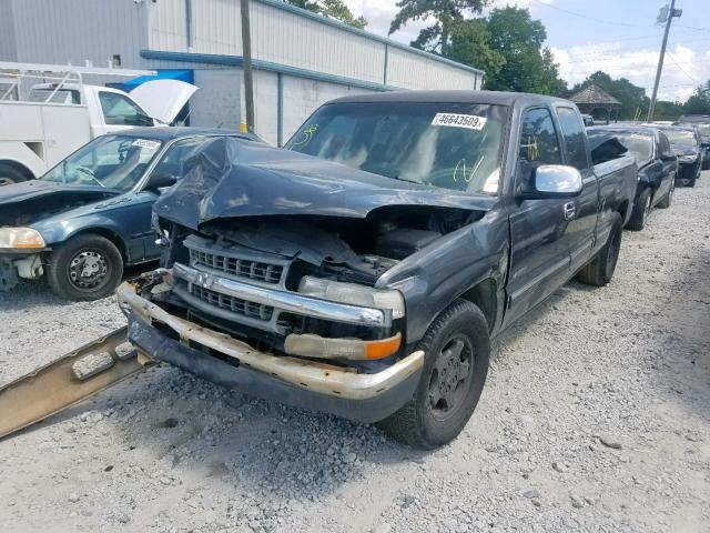 2GCEC19T911213776 - 2001 CHEVROLET SILVERADO GRAY photo 2