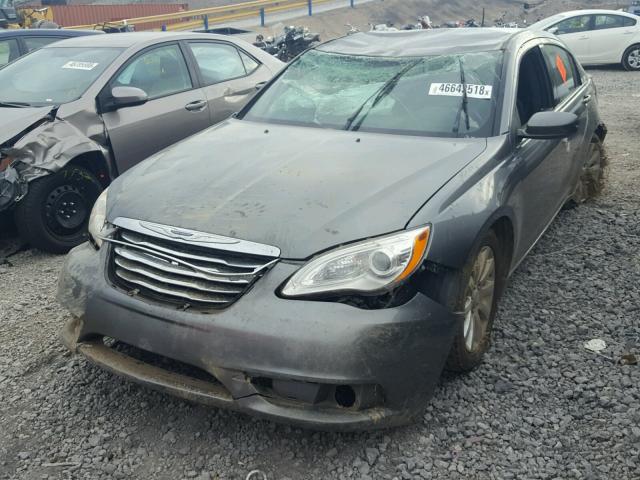 1C3CCBBB5DN546031 - 2013 CHRYSLER 200 TOURIN GRAY photo 2