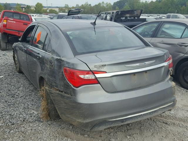 1C3CCBBB5DN546031 - 2013 CHRYSLER 200 TOURIN GRAY photo 3