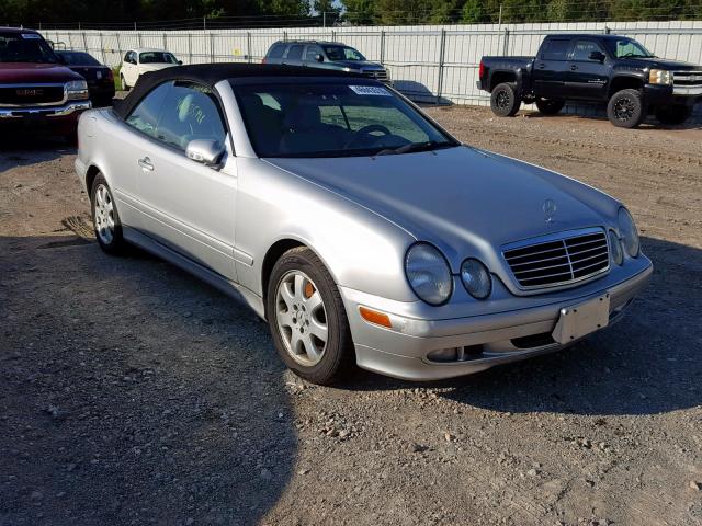 WDBLK65G43T137234 - 2003 MERCEDES-BENZ CLK 320 SILVER photo 1