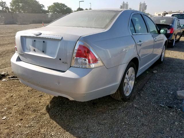 3FAHP08Z46R162469 - 2006 FORD FUSION SEL SILVER photo 4