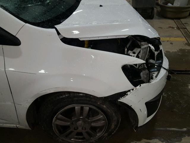 1G1JA5SH3C4223480 - 2012 CHEVROLET SONIC LS 白色 照片 9