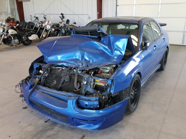 JF1GD29624G518507 - 2004 SUBARU IMPREZA WR BLUE photo 2