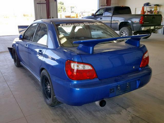 JF1GD29624G518507 - 2004 SUBARU IMPREZA WR BLUE photo 3