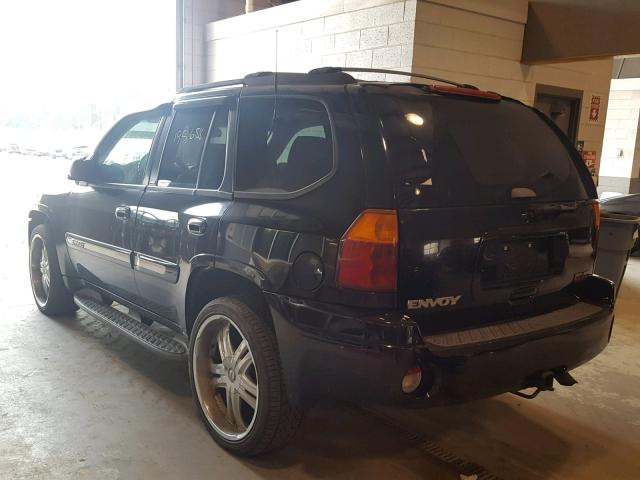 1GKDT13SX22236288 - 2002 GMC ENVOY BLACK photo 3