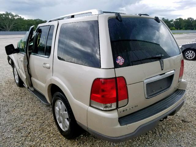 5LMEU68H45ZJ31998 - 2005 LINCOLN AVIATOR 棕色 照片 3