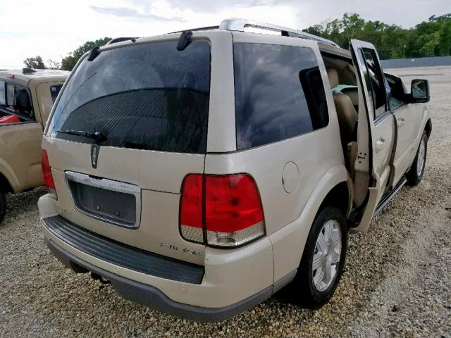 5LMEU68H45ZJ31998 - 2005 LINCOLN AVIATOR 棕色 照片 4