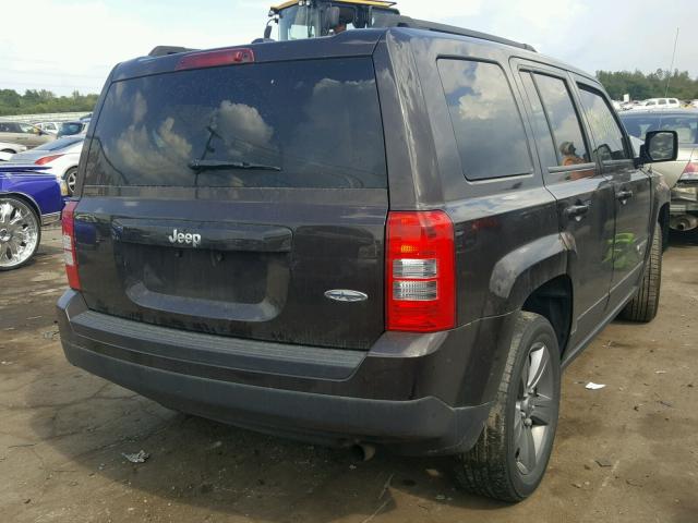 1C4NJPFA8ED848767 - 2014 JEEP PATRIOT LA BROWN photo 4