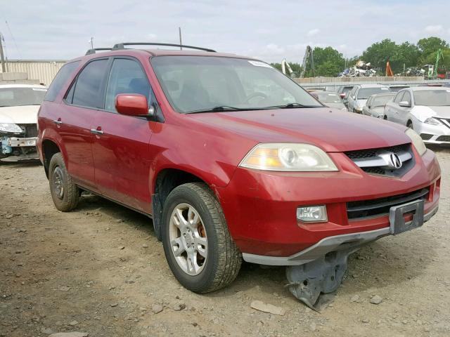 2HNYD18624H537874 - 2004 ACURA MDX TOURIN BURGUNDY photo 1