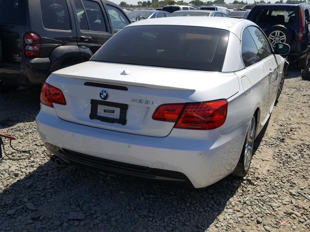 WBADW7C5XBE727665 - 2011 BMW 328 I SULE WHITE photo 4