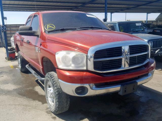 3D7KS28AX7G789412 - 2007 DODGE RAM 2500 S წითელი ფოტო 1
