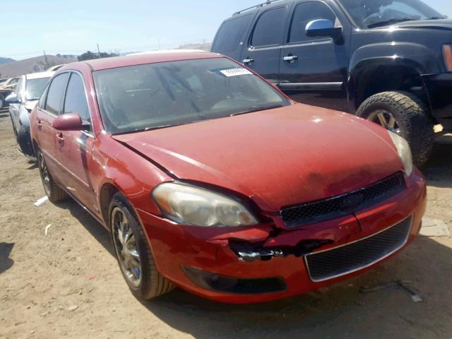 2G1WD58C389105166 - 2008 CHEVROLET IMPALA  SS RED photo 1