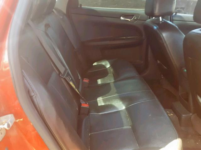 2G1WD58C389105166 - 2008 CHEVROLET IMPALA  SS RED photo 6