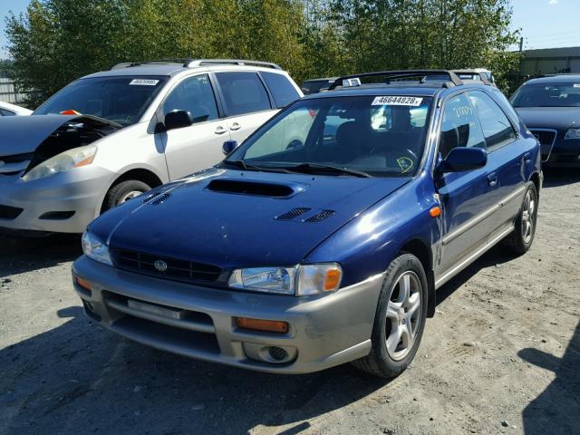 JF1GF485X1H802732 - 2001 SUBARU IMPREZA OU BLUE photo 2