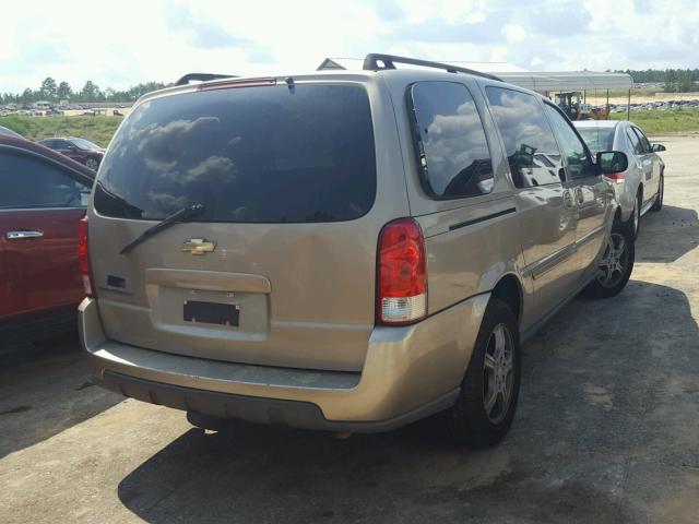 1GNDV33LX6D173978 - 2006 CHEVROLET UPLANDER L GOLD photo 4