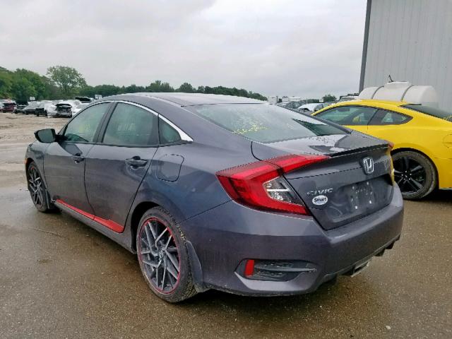 2HGFC2F80KH501707 - 2019 HONDA CIVIC SPOR GRAY photo 3