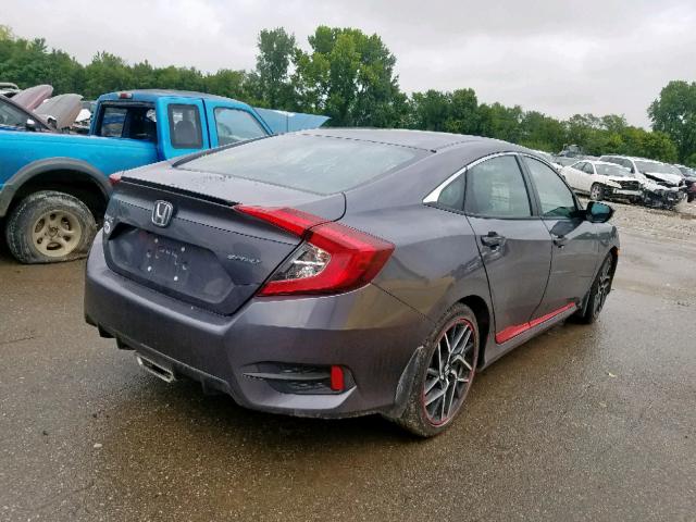 2HGFC2F80KH501707 - 2019 HONDA CIVIC SPOR GRAY photo 4